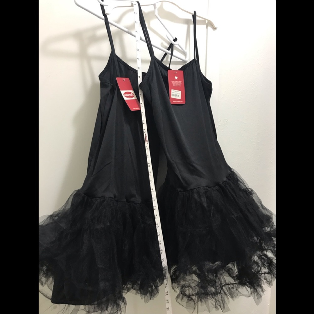 2 black petticoats
